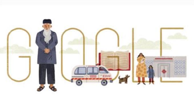 TheMuslimPost's tweet image. Abdul Sattar Edhi: #Google honours 'Angel of Mercy' #Pakistan deserves more than #NobelPrizeforEdhi bit.ly/2lsC08d