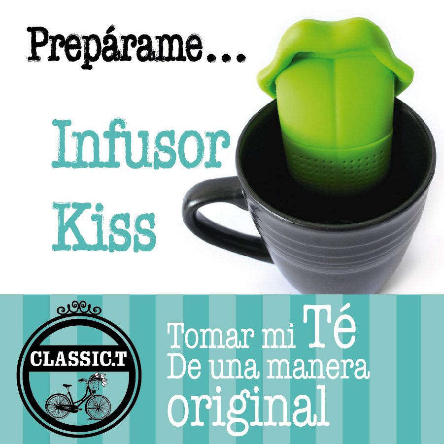 classict_col's tweet photo. #Infusor Kiss: me encanta tomar mi #Té de una manera #Original #Infusiones #teaHouse #TeaTime #ClassicT #RegresoACasa https://t.co/afvCVqeFEj