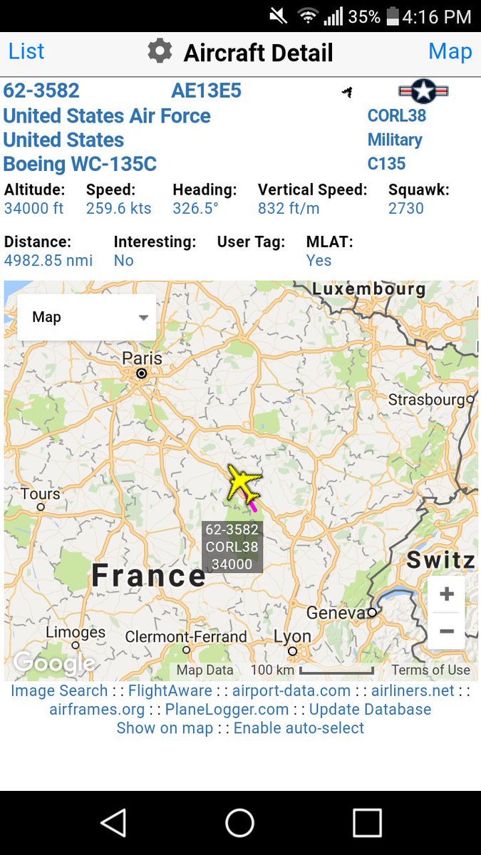 Aircraft Spots On Twitter Wc 135c Constant Phoenix Nuclear Explosion Sniffer Now Over France Rtb Raf Mildenhall After Working Over The Mediterranean Sea Https T Co E7sz7ssz1z