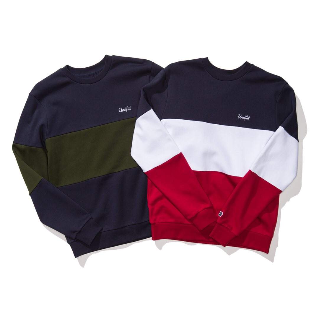 Undefeated Paneled Fleece Crew // Available now at All Undefeated Chapter Stores and Undefeated.com