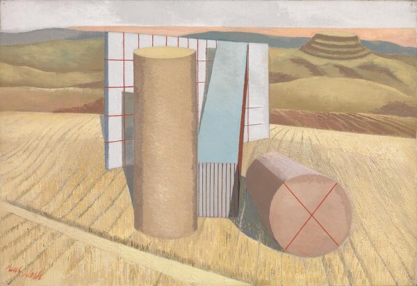low_epic's tweet photo. "Equivalents for the Megaliths" - I bet @virgilabloh likes Paul Nash. https://t.co/I6pXIrKP9N