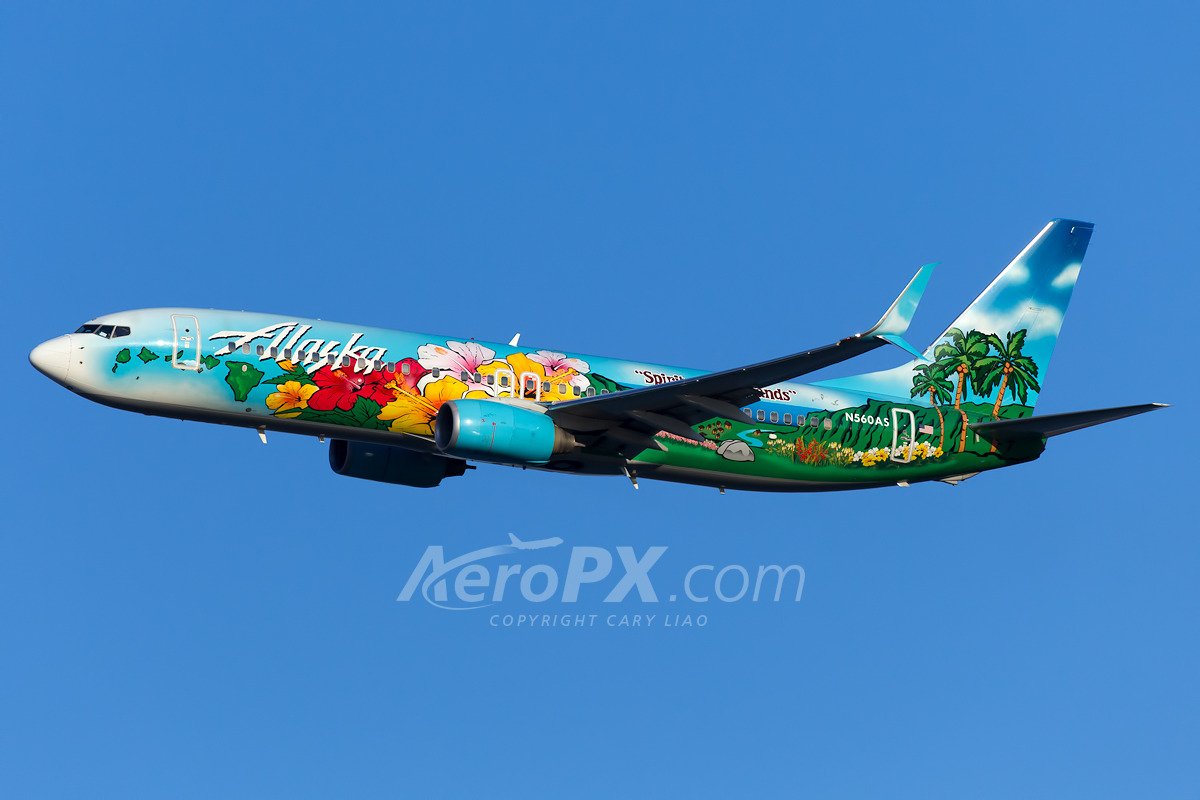 AeroPX's tweet photo. The @AlaskaAir Spirit of the Islands @BoeingAirplanes 737, departing @Reagan_Airport #avgeek https://t.co/jtTmEXleOo