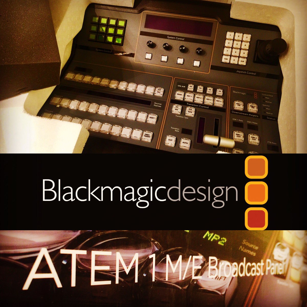 ChrchGearDirect's tweet photo. A new @Blackmagic_News #1me #video #switcher about to be installed in her new home! #churchtech #hdsdi #install #liveproduction #proav #ctln https://t.co/BB5Ok38BvM