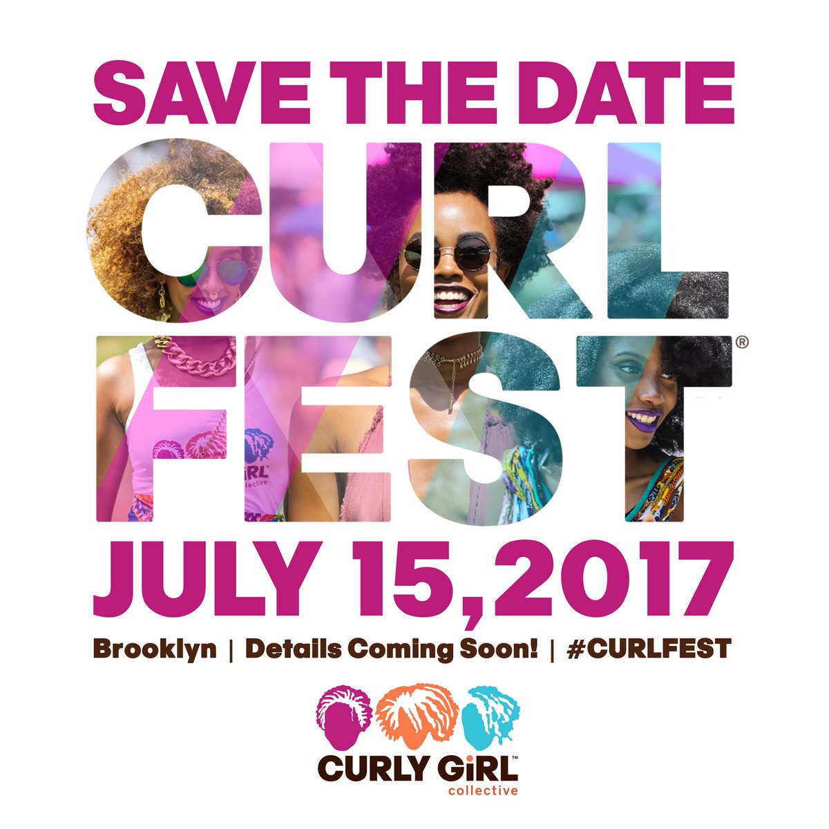 ILOVECGC's tweet photo. It’s official! #CURLFEST2017 is back on Sat. July 15! Tag your #squad and get ready for the hottest, #naturalbeauty event of the year! https://t.co/X0ggtBS9Oy
