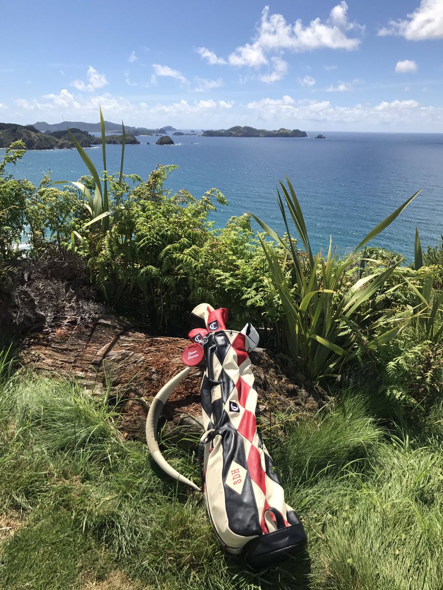 SpringfreeCBO's tweet image. The only way to experience NZ golf at Kauri Cliffs...walking with a Coppinwood MacKenzie Walker
