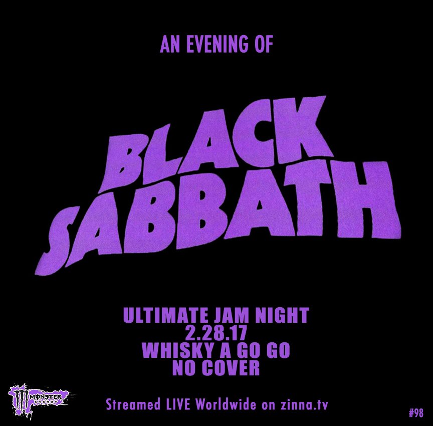 Tomorrow nite! It's BLACK SABBATH night @The Whisky! <a href="/TheWhiskyAGoGo/">Whisky A Go-Go</a> <a href="/JessicatChase/">Jessica Chase</a> <a href="/dUgpinnick_/">dUg pinnick</a>  <a href="/SeanMcNabbLA/">Sean McNabb</a> <a href="/chuckwrightbass/">Chuck Wright</a> <a href="/irablack/">IRA BLACK</a>