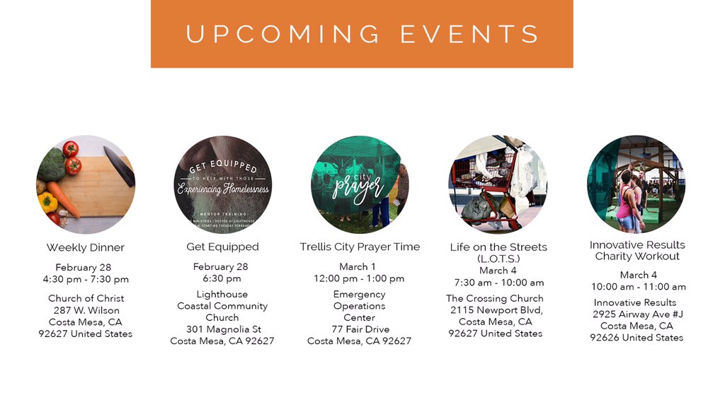 weareTrellis's tweet photo. Upcoming events! Hope to see you there! Don't forget to share your pictures. https://t.co/NzjPXpBPP9