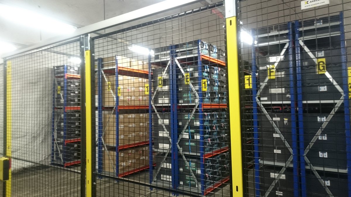 denesfarkas's tweet photo. The Vault. Was very nice to see @ICARDA_CGIAR boxes again after photographing them in Lebanon only a few months ago. #SGSV #Longyearbyen https://t.co/87w0SiJMtc