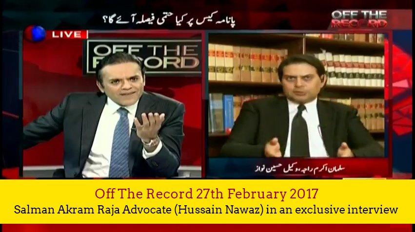 TalksPkOfficial's tweet photo. https://t.co/YStQYtNmFg

Salman Akram Raja Advocate (Hussain Nawaz) in an exclusive interview with @Kashifabbasiary https://t.co/7dBVyBAuCe