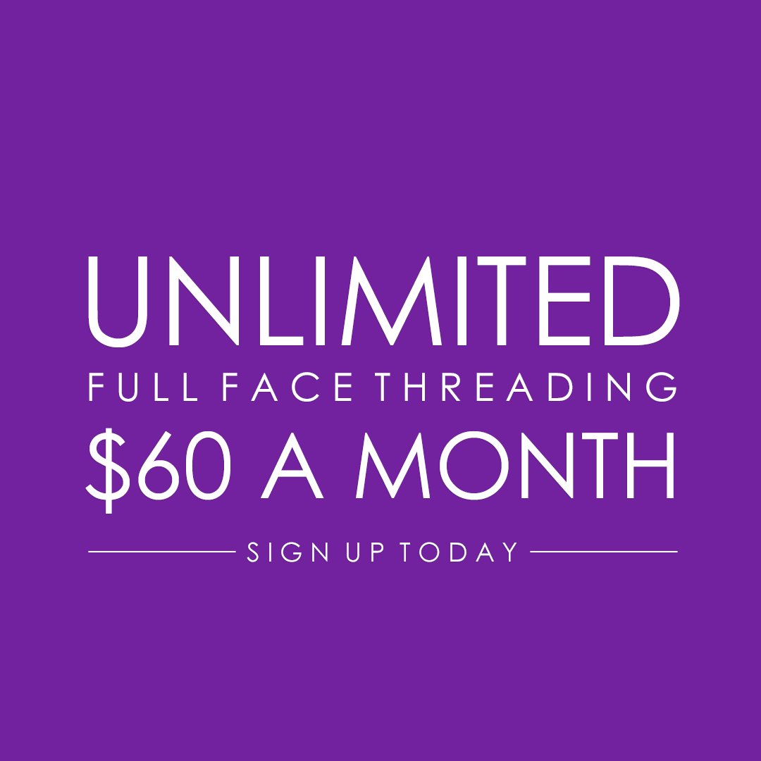 ibarthreading's tweet photo. Join our #FullFaceThreading Membership 💜
$60 a month & use it any iBar location!
https://t.co/h5LBm9PNeU
.
.
.
.
#HairRemoval
#SmoothSkin https://t.co/kAGgx7eie8