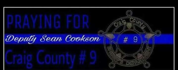 LESMAUSA's tweet photo. #Prayers4Sean #CraigCounty #Vinita #Oklahoma #thinblueline #warrior https://t.co/3XiXs66tuX