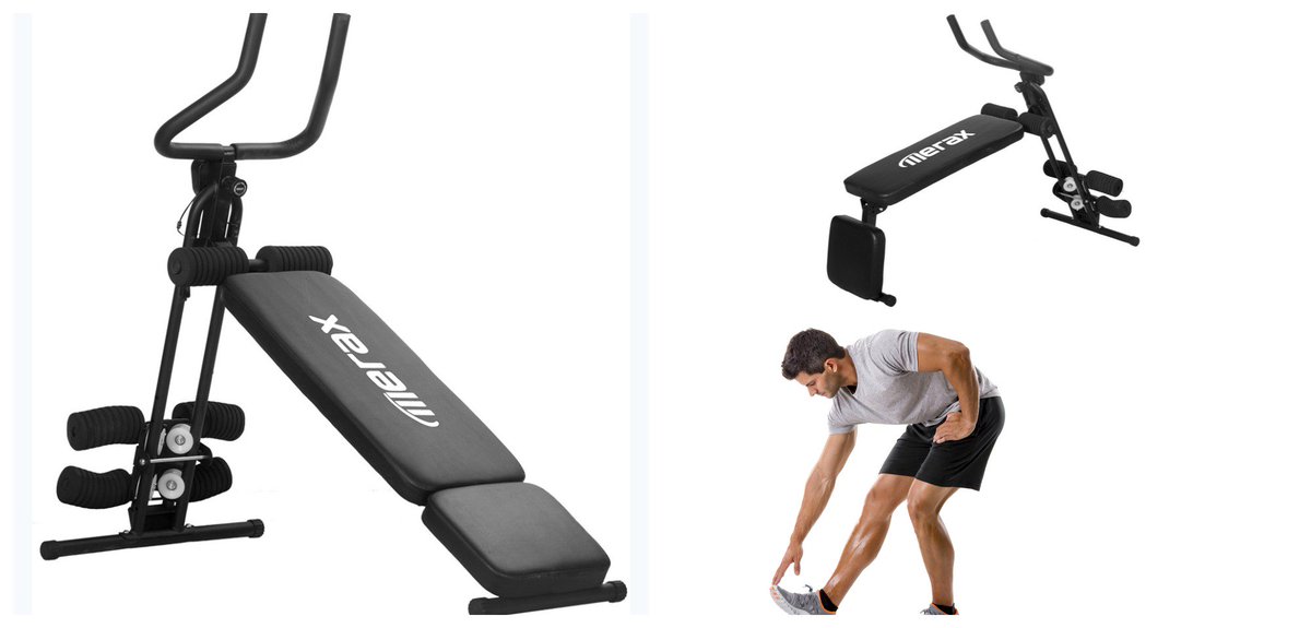 Gear up for summer with our Merax Ab 2-in-1 Crunch Machine! Get $5 OFF with code MLCE27RA: goo.gl/jLL3uP