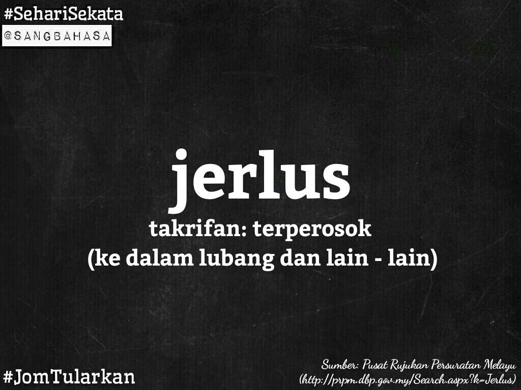 UBMalaysia's tweet photo. #SehariSekata #JomTularkan #jerlus https://t.co/LVLDPyCPxg