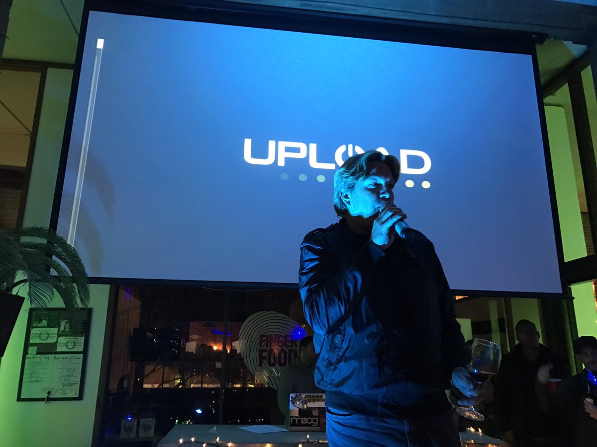 UploadVR's tweet photo. Warm welcome from @rikardsteiber of @htcvive at the #UploadParty! @viveport #VR https://t.co/NX3WOeqArG