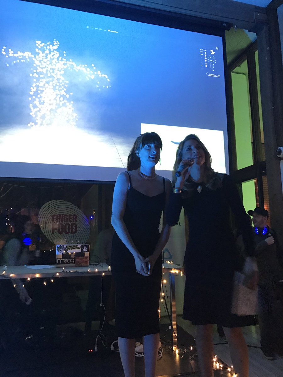 UploadVR's tweet photo. Emily Savage and Daisy Berns welcome everyone to the #UploadParty! https://t.co/oEB3HEZWsJ