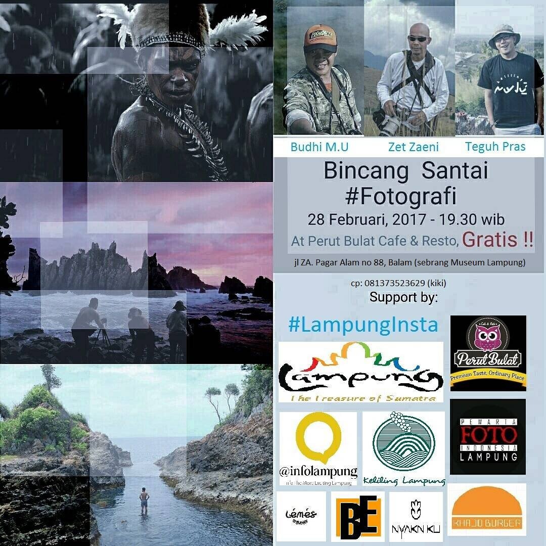 Ayo-ayo yang lowong malam ini isa merapat di bincang santai #fotografi di Perut Bulat Cafe jam 19.30. Free cc <a href="/ruangrenjana/">ruangrenjana</a> <a href="/BE_PFL/">P. Fotografi Lampung</a>