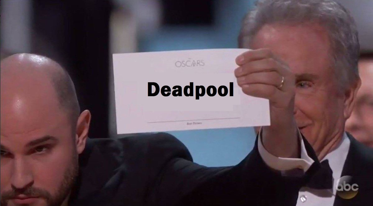This is how the 2017 #Oscars should have ended... @VancityReynolds @deadpoolmovie @_dpiddy #Deadpool