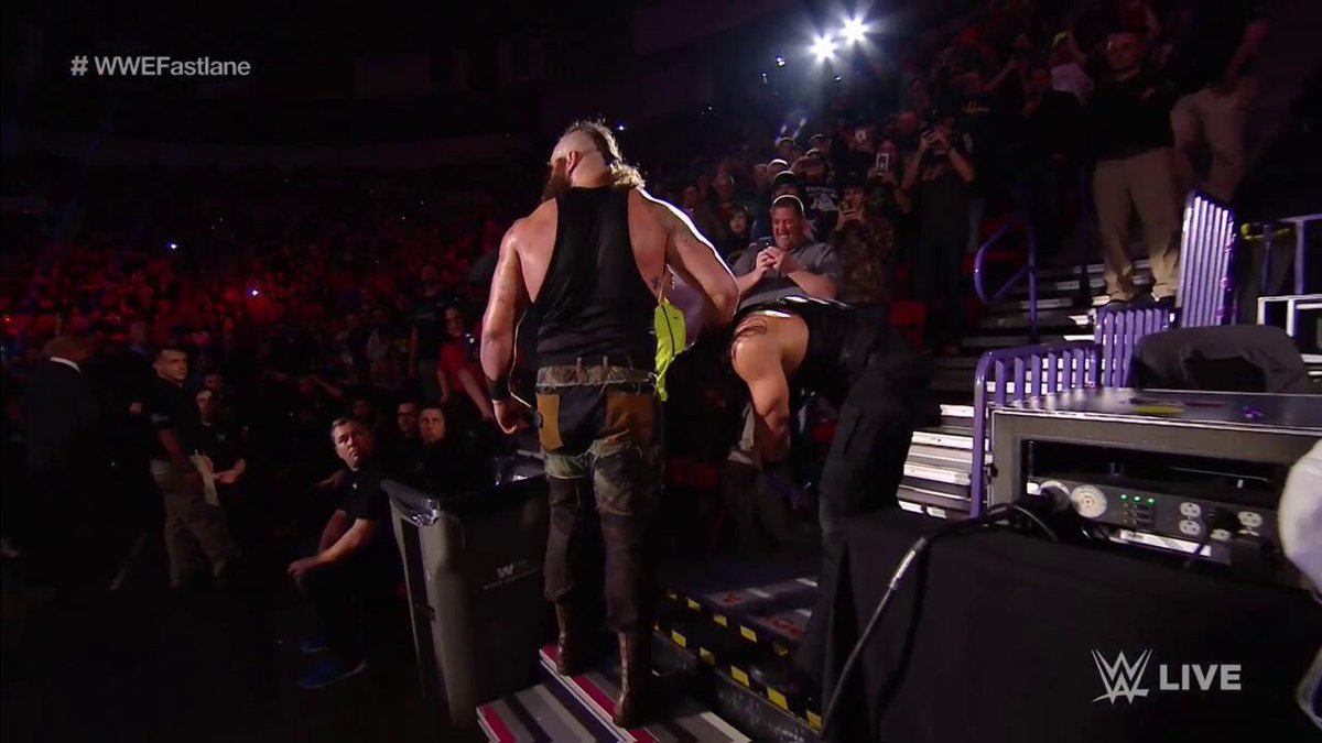 This thing has spilled out of control in a HURRY! #RAW #WWEFastlane