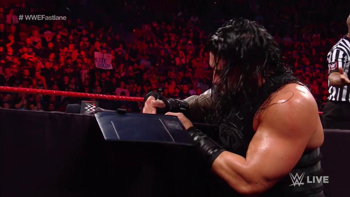 Fear not, <a href="/StrongerThanMen/">Braun Strowman.</a>...
@WillCanAndDid STILL signed the contract for the match at #WWEFastlane! #RAW