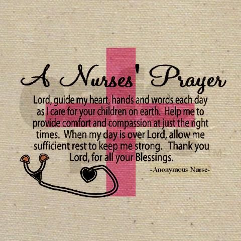 Nurse Quotes on Twitter: "A nurses prayer... #Nurses #ProudNurse #