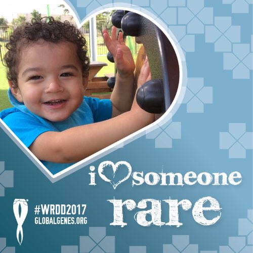 Please help us raise awareness on World Rare Disease Day - February 28th!  WE ❤ SOMEONE RARE!!!  #WRDD2017 #CureSPG47
