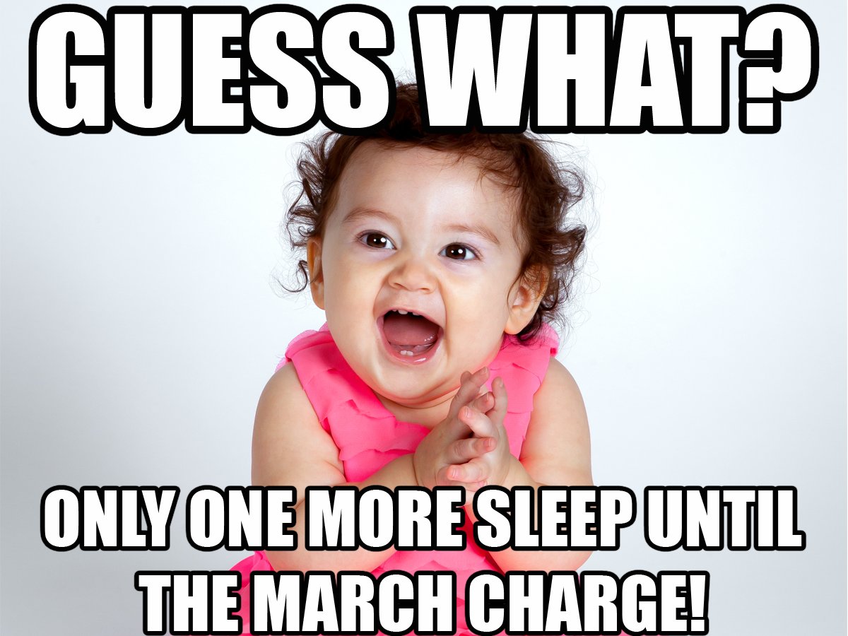 Are you ready to Charge? #themarchcharge