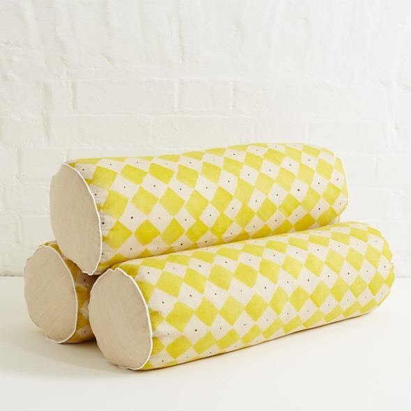 thenewcraftsmen's tweet photo. ' The Ray' Silk Bolster cushions by @louisaloakes - perfect for sunny mornings! 🌞🌞 #silksc… https://t.co/NFZMjJjtzx https://t.co/5JCCuppRxo