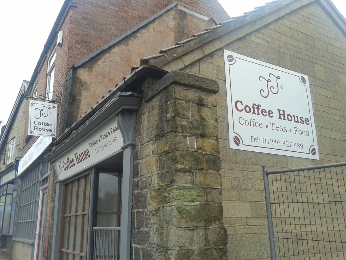 JJ's Coffee Shop's new signage went up at the weekend and they are delighted with it! #design #signage #coffee