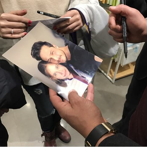 GkfcKubra's tweet photo. Bugün ki Miniso açılışından @gokhankeser ❤ https://t.co/sXUs4GcSB5