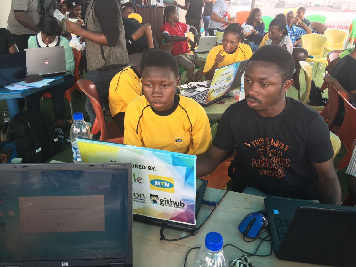 DjangoGirlsLAG's tweet photo. #Python coding in full swing now. It's #DjangoGirlsLag!
#IDPsCode #SMWLagos #SMWCoding https://t.co/SNY8qVMhWh