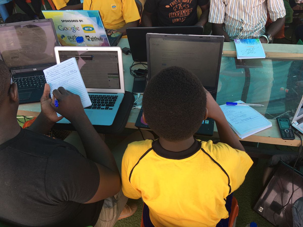 DjangoGirlsLAG's tweet photo. The students from Bridge as well as the IDPs in attendance are having a great time!
#DjangoGirlsLag #SMWCoding https://t.co/qlQxaY3rUy