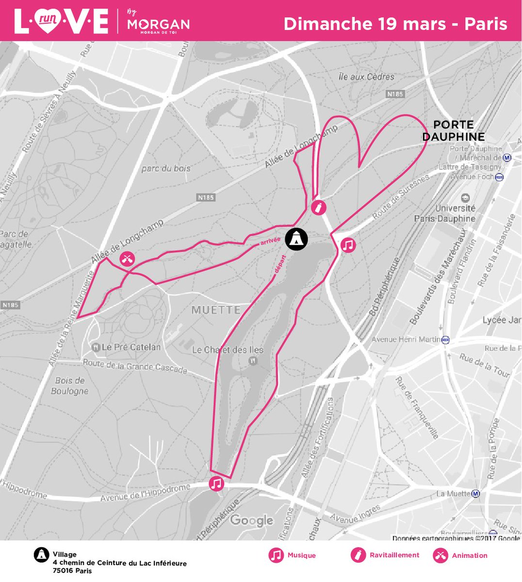 💕  PARCOURS Love Run by Morgan - Paris 2017 💕
Il est encore temps de nous rejoindre 
→ loverunparis2017.eventbrite.fr