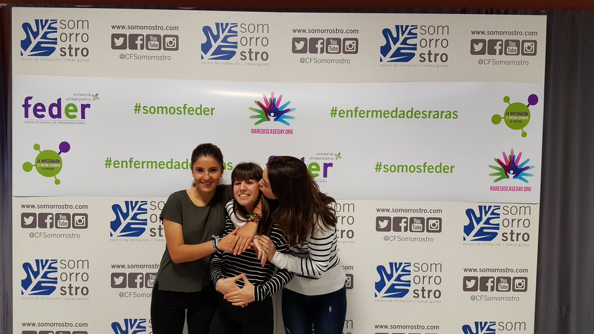 CFSomorrostro's tweet photo. Todo nuestro cariño y solidaridad en el día mundial de las Enfermedades Raras #somosfeder #CFSomorrostro https://t.co/jyPGepRitH