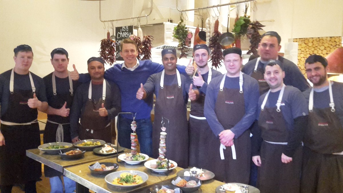 PhilBoyd2's tweet photo. Here's the guys that make the magic happen #zizzigoodtimes # spring menu #starchefs https://t.co/XODAmkIaLc