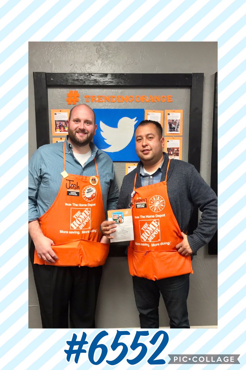JoshWeeksTHD's tweet image. SASM Ruben leading by example w/ customer service! A Homer Award from DM @ConstantinoJoey for going above &amp;amp; beyond!