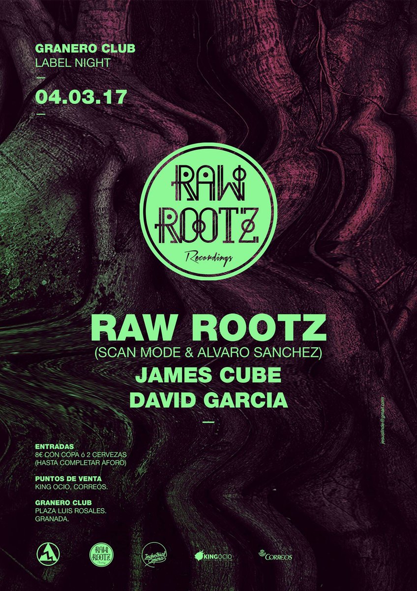 4/03/2017...
<a href="/RawRootzRec/">Raw Rootz Recordings</a> Night en <a href="/GraneroClub/">Granero Club</a> !!! ❤