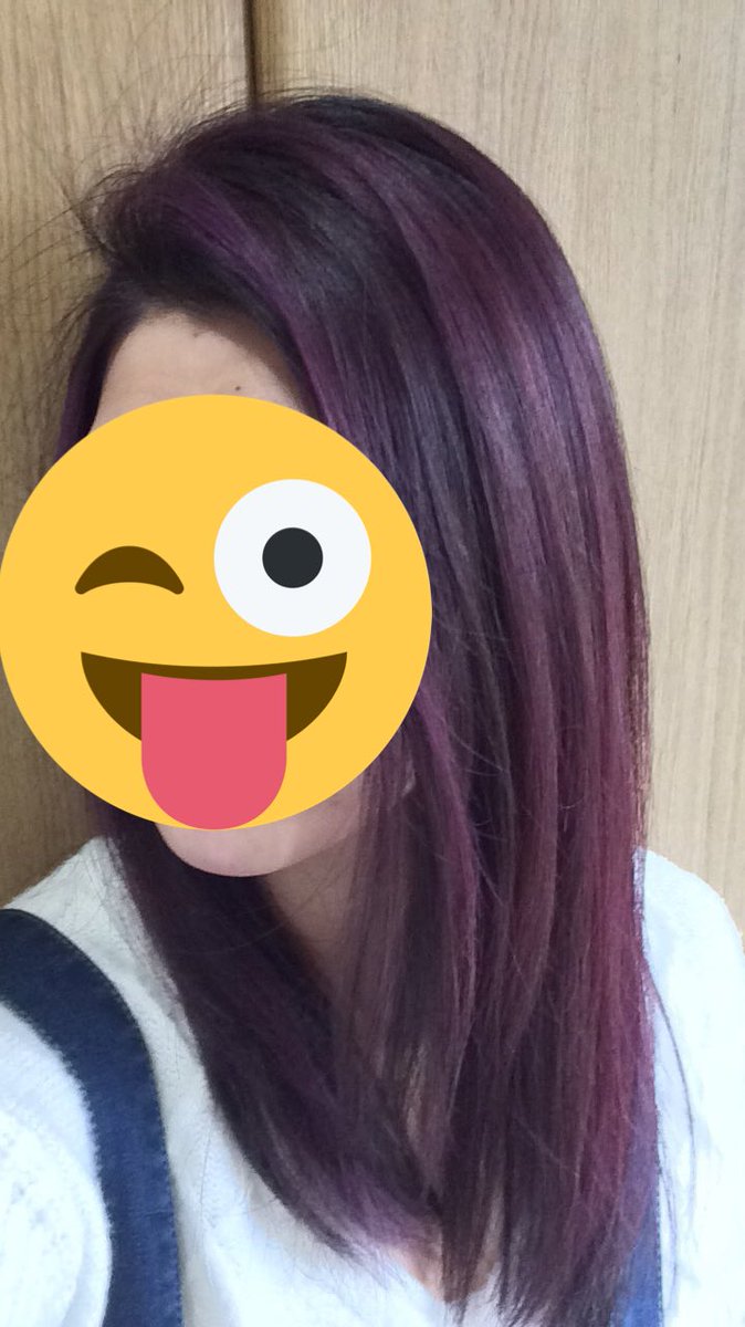 ぺっか A Twitter エンシェールズの カラーバター トリートメント の ショッキングパープルで染めて 1週間経ちました だいぶ色落ちして ピンクブラウンな感じ 前髪はなかなか落ちないけど もう少し落ちたら クリアトリートメントの量を増やしてまた染めよ W 1