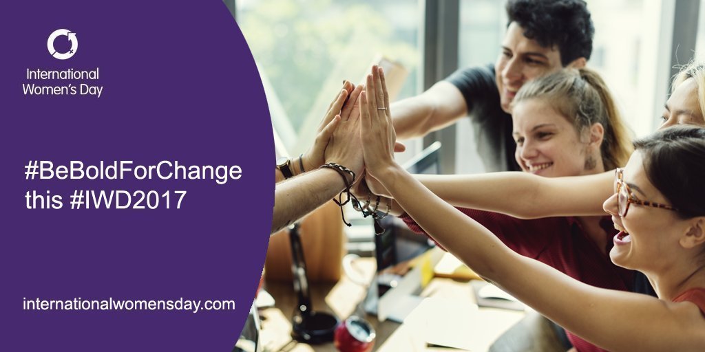 #BeBoldForChange this #IWD2017 Take groundbreaking action that truly drives the greatest change for women bit.ly/iwd2017