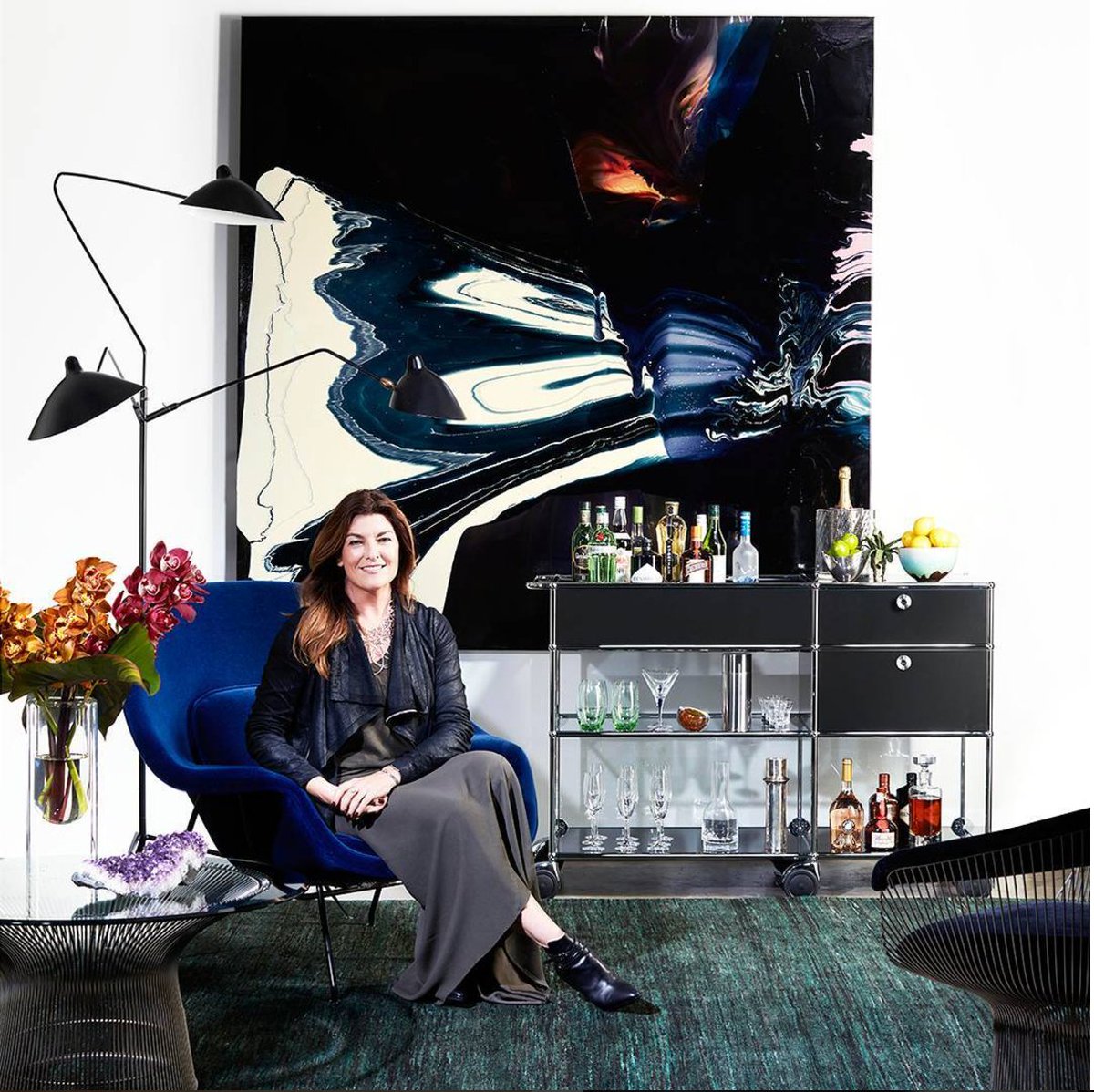 Key_Stone_Blue's tweet photo. "I love that the @USMfurniture range is such a chameleon! It sits beautifully with luxe, jewel-toned interior." @sarahdavisondesign https://t.co/3WRKG7gZrJ