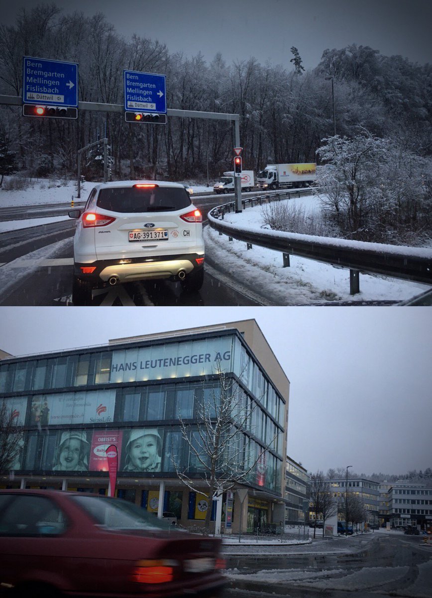 HL_Baden's tweet photo. Schönen guten Morgen aus dem #verschneiten #Baden #Dättwil. 
Wir wünschen euch einen schönen Tag! https://t.co/3AkU61Dza2