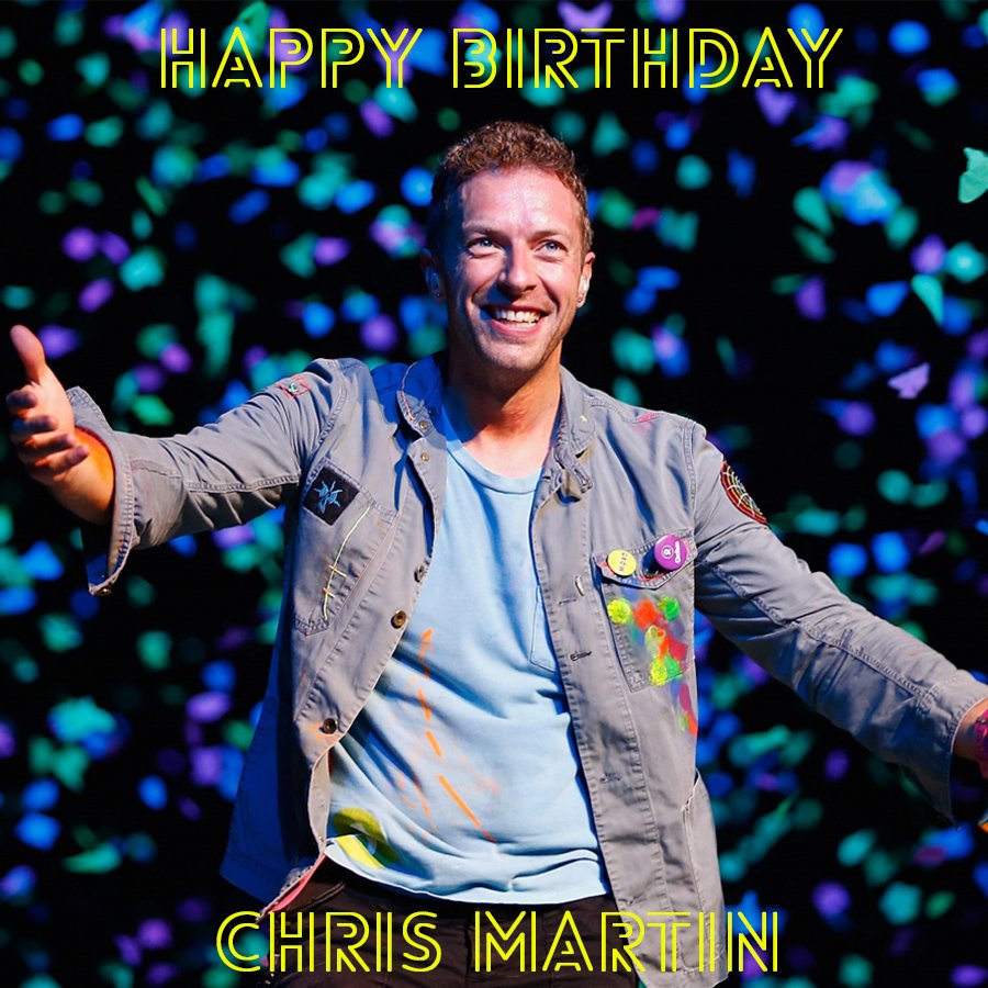 Chris Martin is seeing a sky full of stars today! Happy 40th birthday, Chris! 