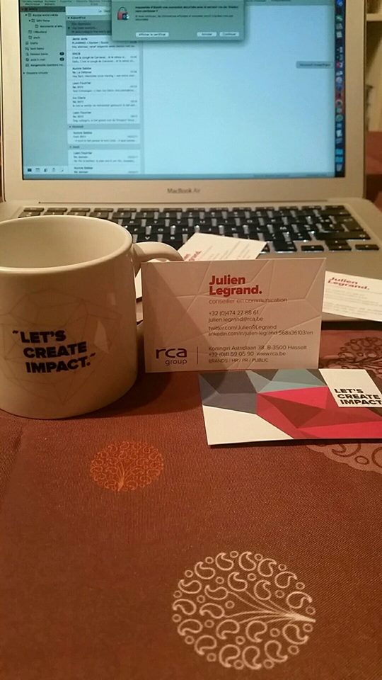Julien9Legrand's tweet photo. Well-equipped for this new chapter 😎👍 #rcagroep #Letscreateimpact #work @rcagroup https://t.co/LRBwmRauCe
