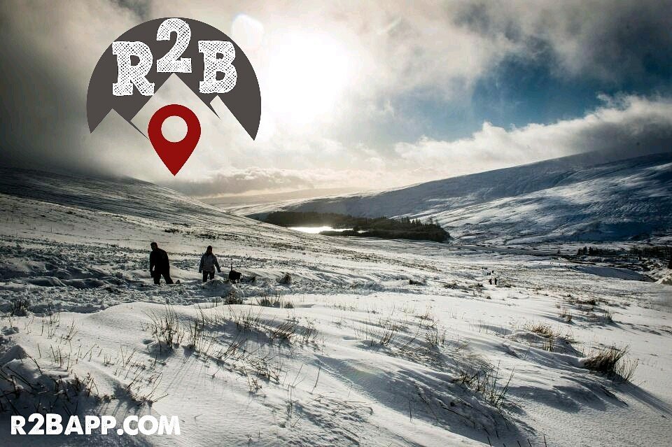 R2BApp's tweet image. Snow forecasted on higher ground. R2B on your next adventure