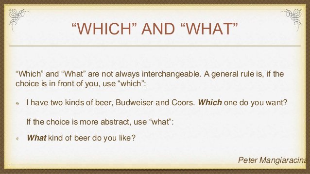 infoidiomas's tweet photo. ¿'Which' o 'What'? Resolviendo dudas en #inglés ^^
#English https://t.co/DCq8oa7JLU