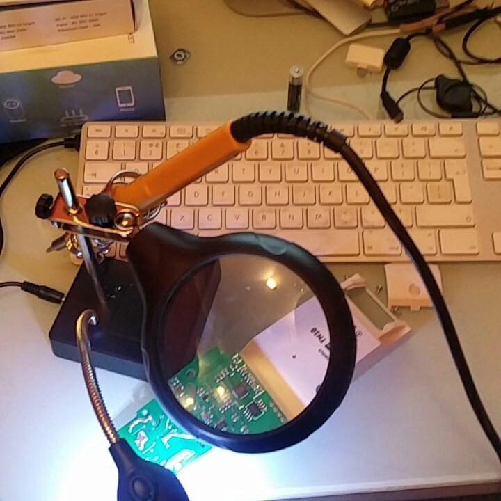 stephenkeep's tweet image. My wife went out last night and I did what all men do when they get some alone time. I soldered!