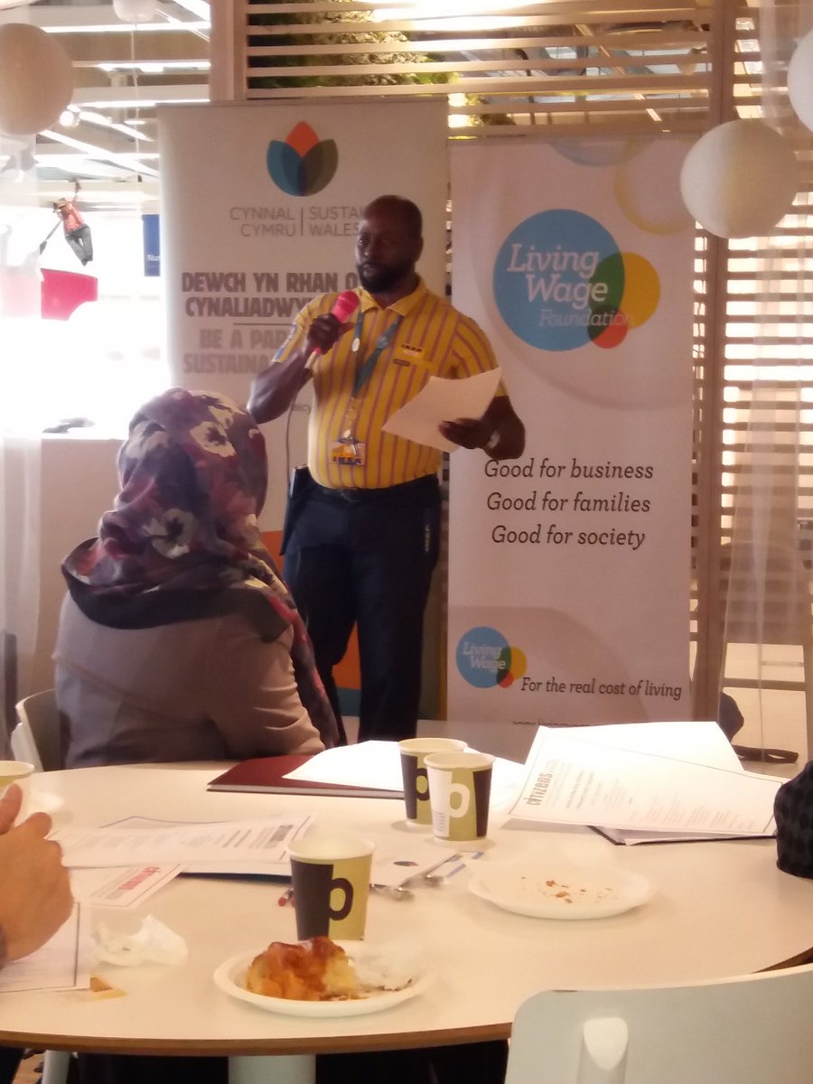 Great to hear from Raulph a member of staff from Ikea about how much being paid the Living Wage means to him and his family <a href="/citizenswales/">Citizens Cymru Wales</a>