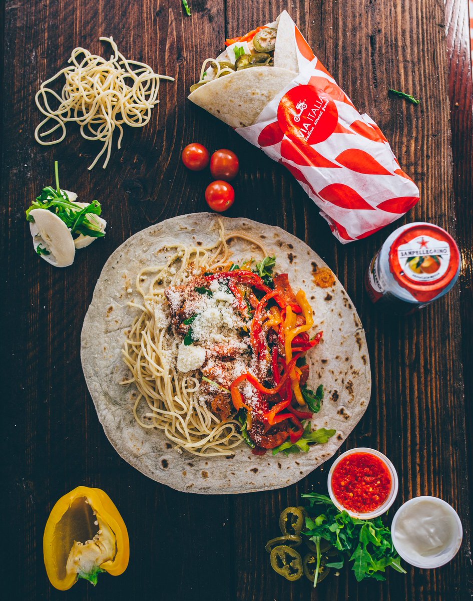 ViaItaliaStreet's tweet photo. Why not stop by &amp; create your own Piada today! Choose from a range of street fillings, fresh veg, pasta or mixed greens &amp; choice of sauce! https://t.co/RR9ygPEOyE