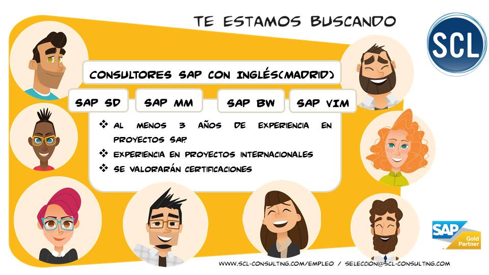 aitsangue's tweet photo. En @SCL_Consulting buscamos Consultores #SAP con Inglés en #Madrid . #SAP_BW #abap #SAP_MM #SAP_VIM #SAP_BW 👨💻🇬🇧👩💻
https://t.co/nbS7U8MtZg https://t.co/I4sZ0qn3MX