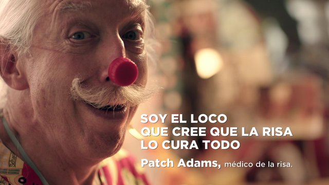 midrashic's tweet photo. #DrPatchAdams Gran ejemplo a seguir... #RISAsolidaria https://t.co/8bRHNcSPro