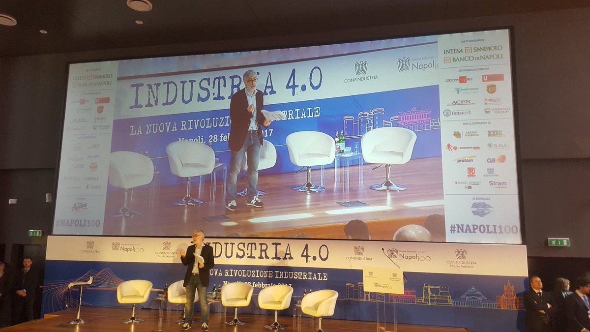 Gaetano Cafiero (@gcafiero) on Twitter photo #Industria4.0 La nuova rivoluzione industriale #napoli100 #Industria4.0 La nuova rivoluzione industriale #napoli100